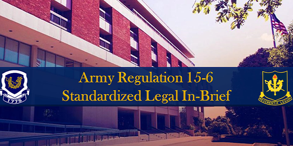 AR-15 Standardized Legal In-Brief